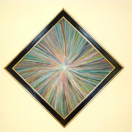 Olio su tela. "La Fonte"